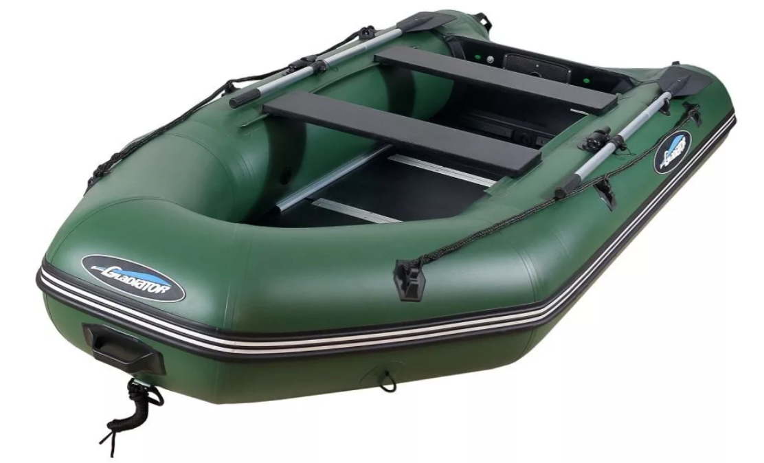 МОТОРНО-ГРЕБНАЯ ЛОДКА ПВХ GLADIATOR А 340 ТК С ФАНЕРНЫМ ПОЛОМ в Краснодаре