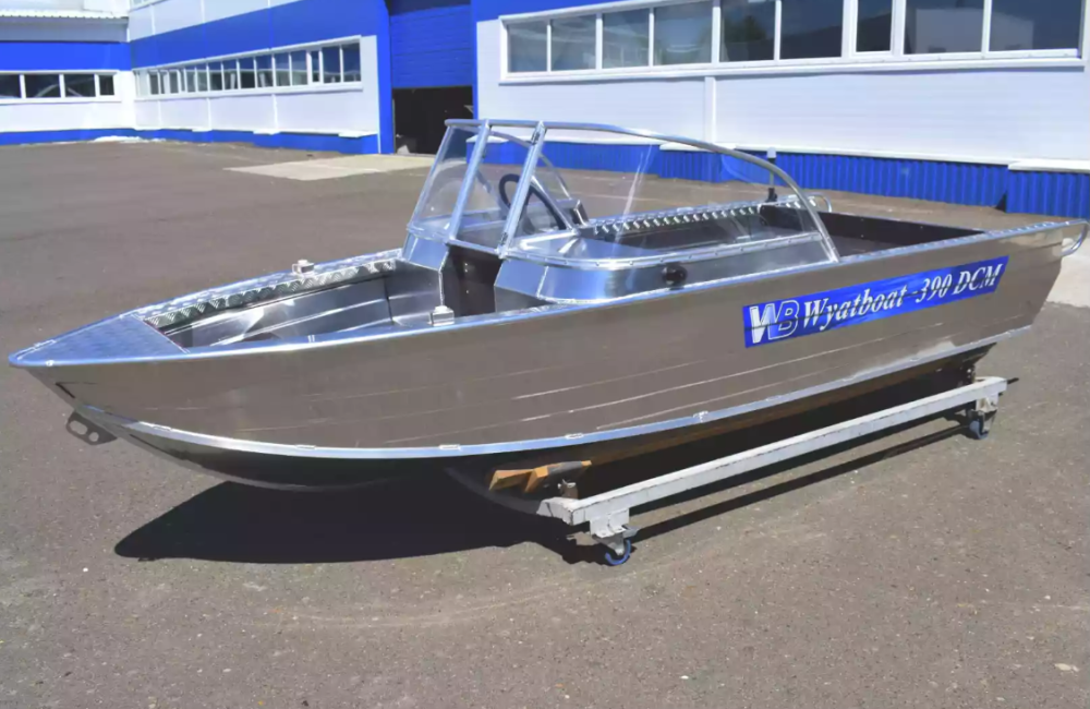 Алюминиевая лодка Wyatboat-390 DCM в Краснодаре