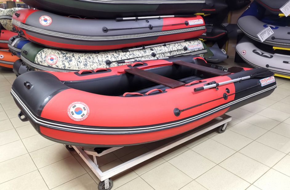 КОМПЛЕКТ Лодка MISHIMO PRO 350 + ЛОДОЧНЫЙ МОТОР MARLIN MP 9.9 (20) AMHS PRO в Краснодаре