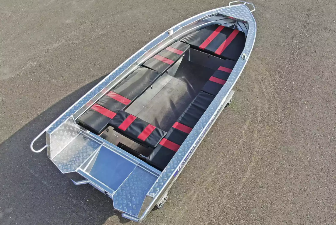 Алюминиевая лодка Wyatboat-390РМ увеличенный борт в Краснодаре