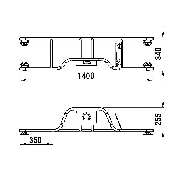 Стойка рулевая с бортовым креплением малая в Краснодаре