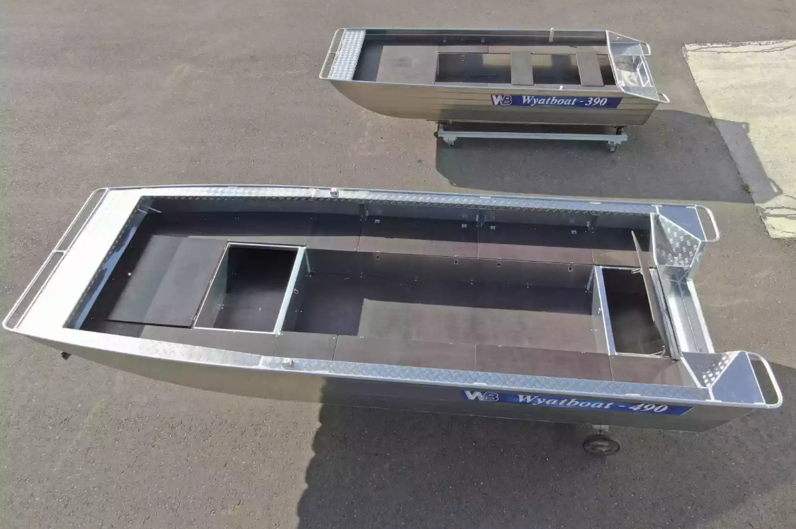 Алюминиевая лодка Wyatboat-490 Jonboat в Краснодаре