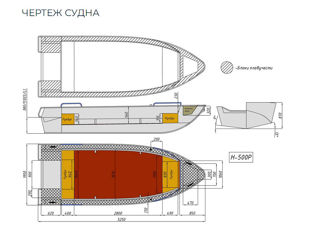 Алюминиевая лодка Неман-500 P в Краснодаре