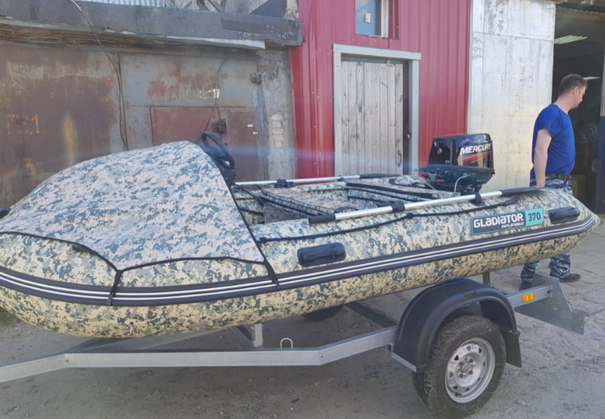 НАДУВНАЯ ЛОДКА GLADIATOR C370AL в Краснодаре