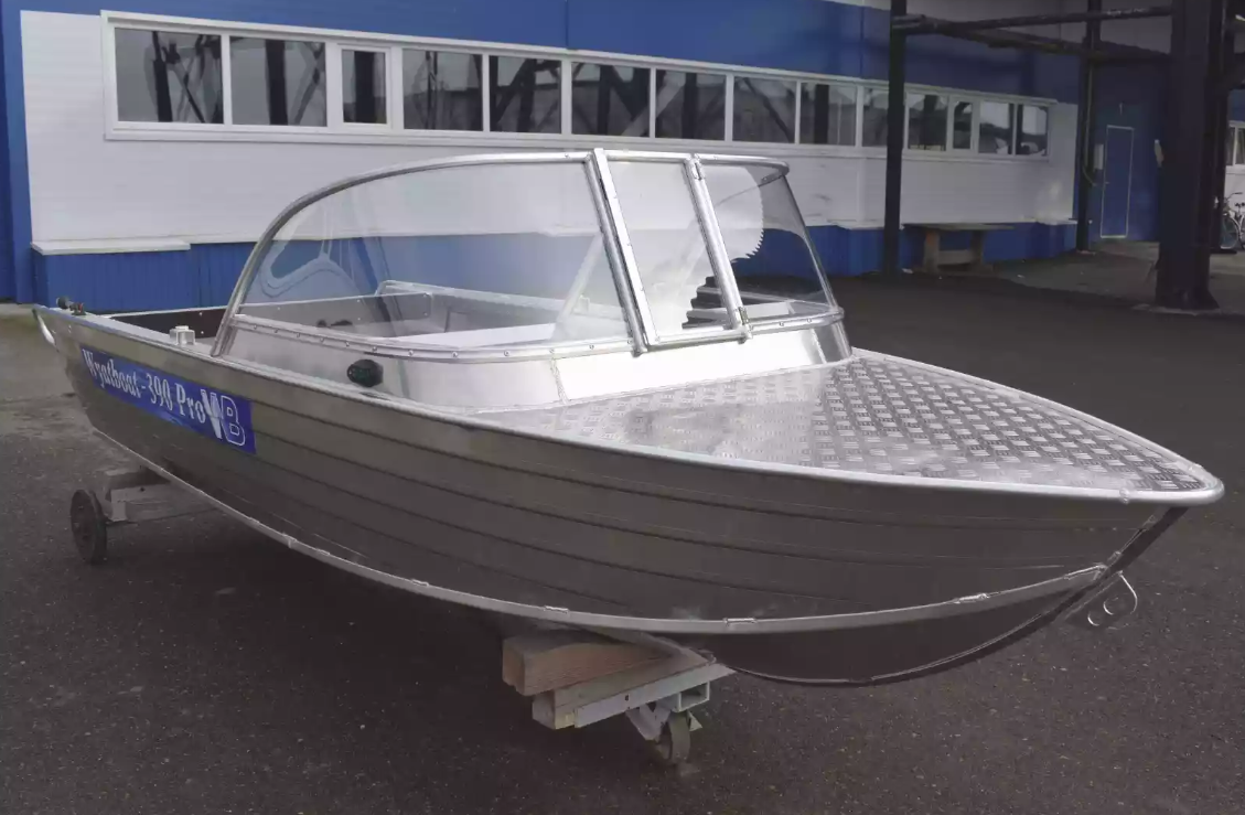 Алюминиевая лодка Wyatboat-390 Pro в Краснодаре