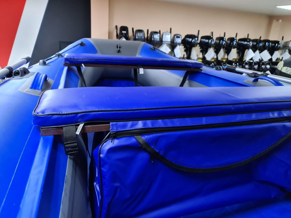 КОМПЛЕКТ МЯГКИХ НАКЛАДОК С СУМКОЙ ДЛЯ ЛОДОК 90Х20 СИНИЙ в Краснодаре