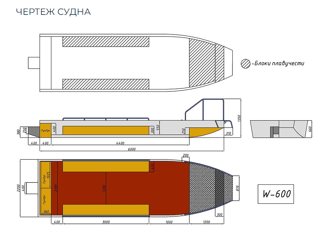 Алюминиевая лодка Wyatboat-600 в Краснодаре