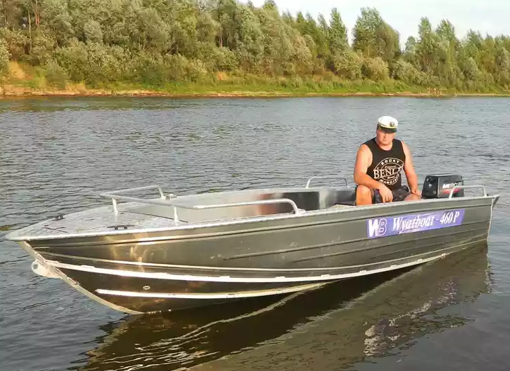 Алюминиевая лодка Wyatboat-460 P в Краснодаре