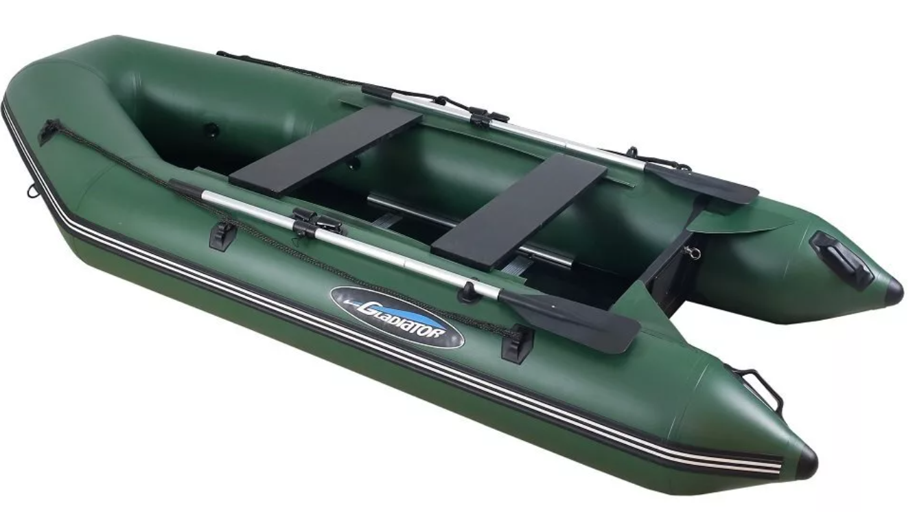 МОТОРНО-ГРЕБНАЯ ЛОДКА ПВХ GLADIATOR A 280 ТК С ФАНЕРНЫМ ДНОМ в Краснодаре