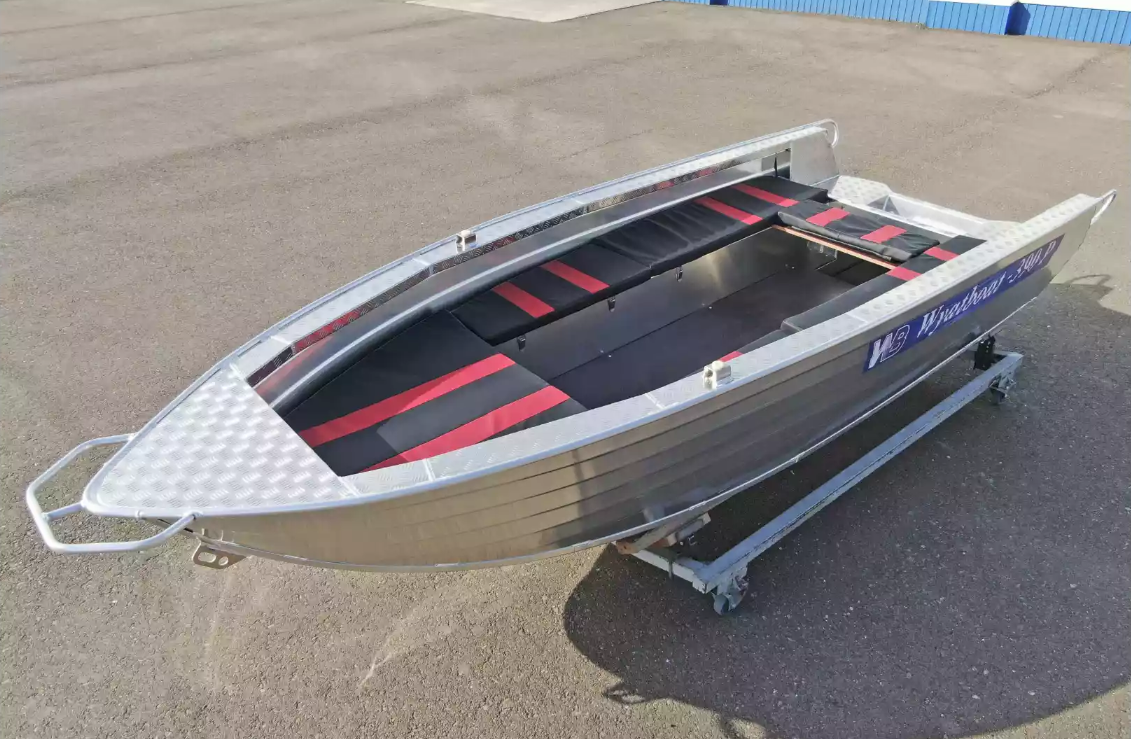 Алюминиевая лодка Wyatboat-390РМ увеличенный борт в Краснодаре