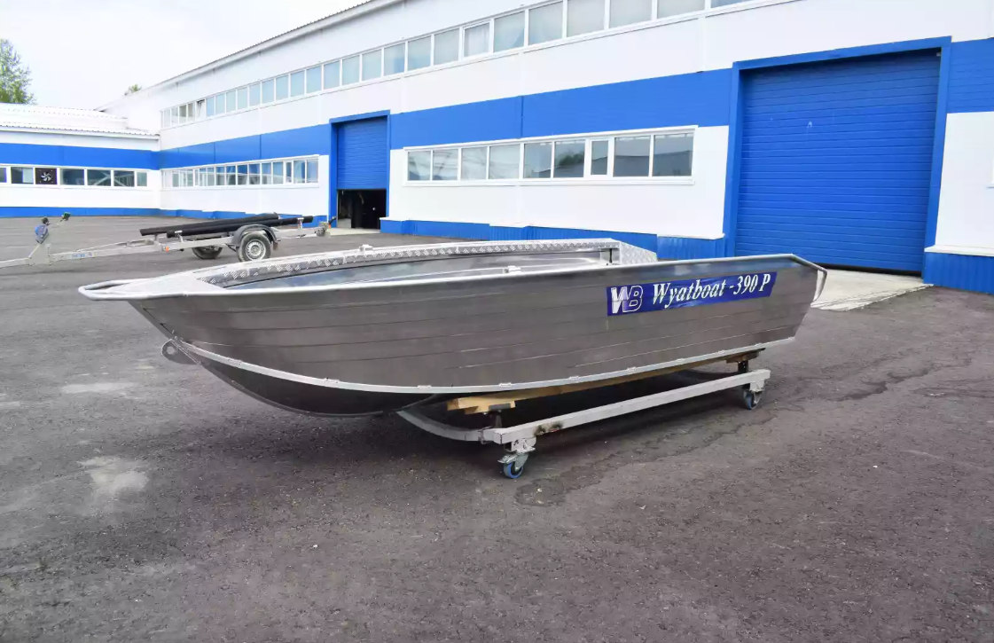 Алюминиевая лодка Wyatboat-390Р Увеличенный борт в Краснодаре