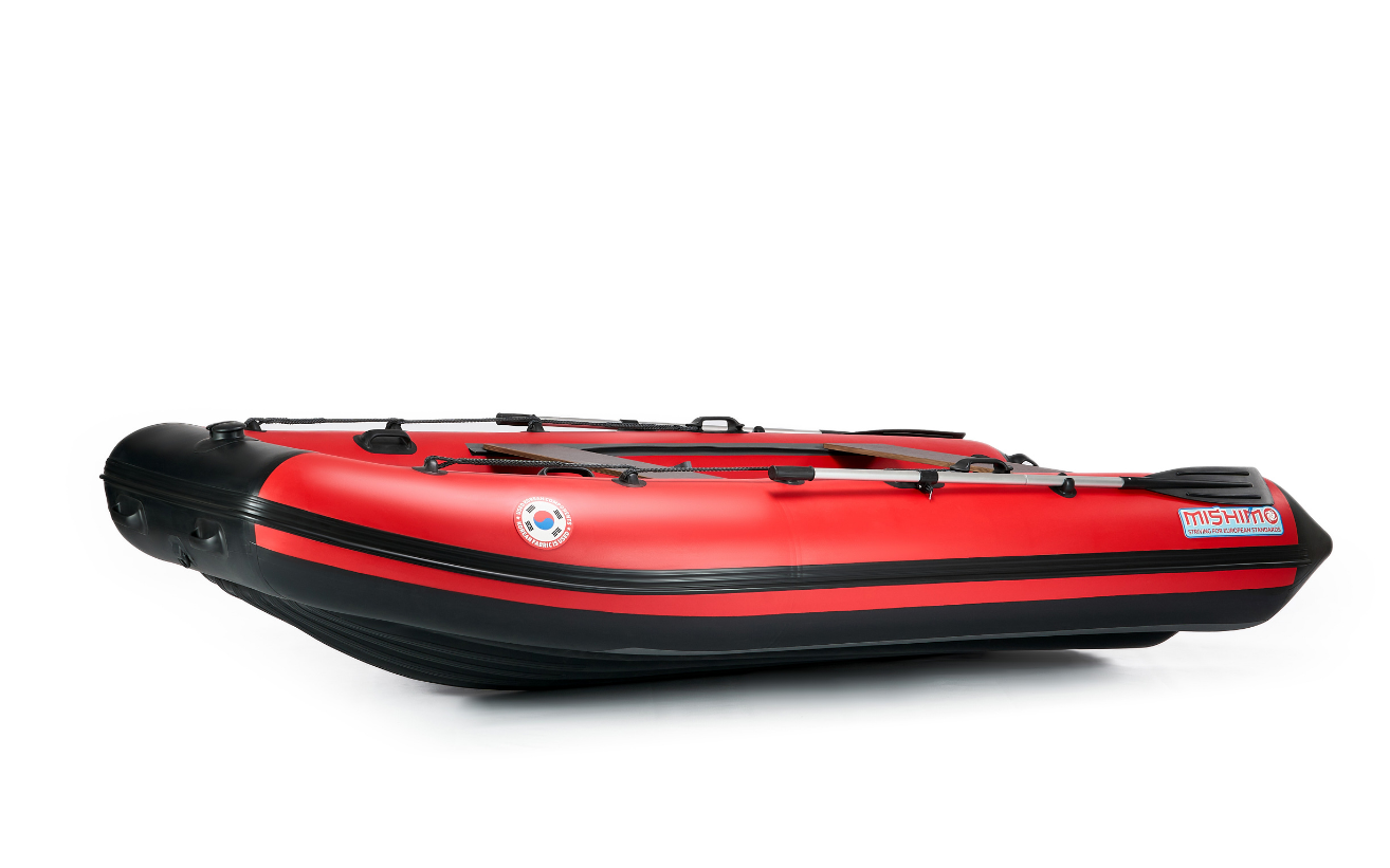 КОМПЛЕКТ ЛОДКА MISHIMO RAPID 380 PRO+ ЛОДОЧНЫЙ МОТОР MARLIN MP 9.9 (20) AMHS PROLINE FORCE в Краснодаре