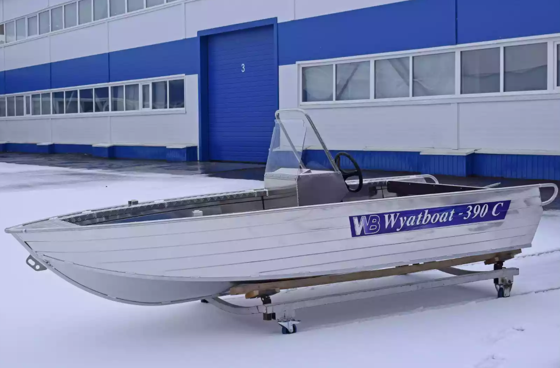 Алюминиевая лодка Wyatboat-390 C в Краснодаре