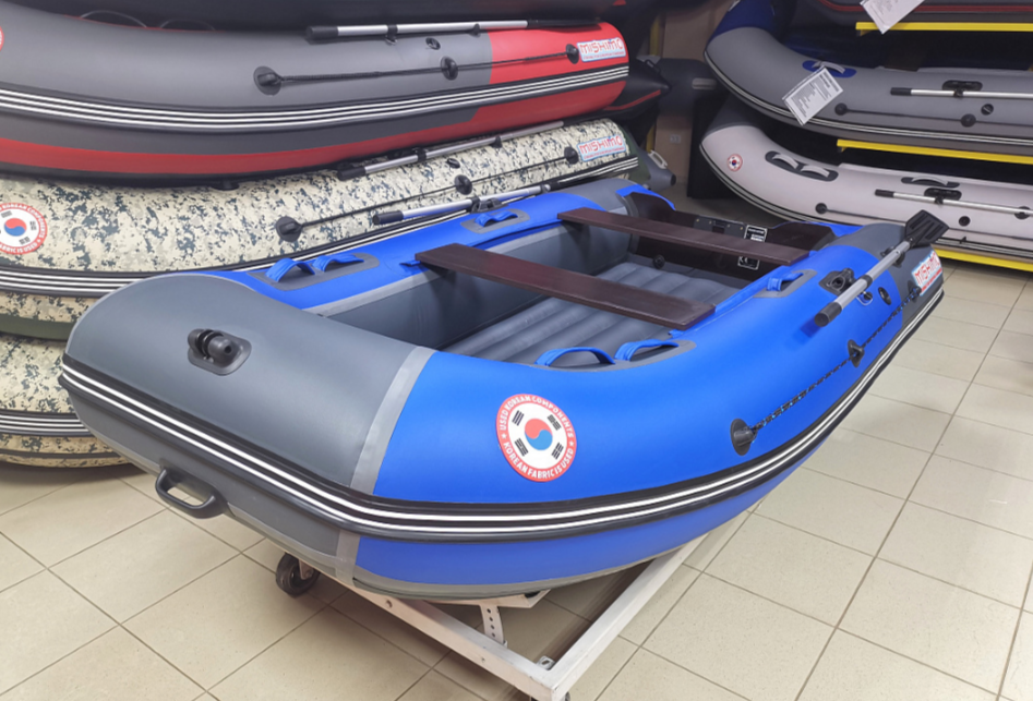 КОМПЛЕКТ Лодка MISHIMO PRO 350 + ЛОДОЧНЫЙ МОТОР MARLIN MP 9.9 (20) AMHS PRO в Краснодаре