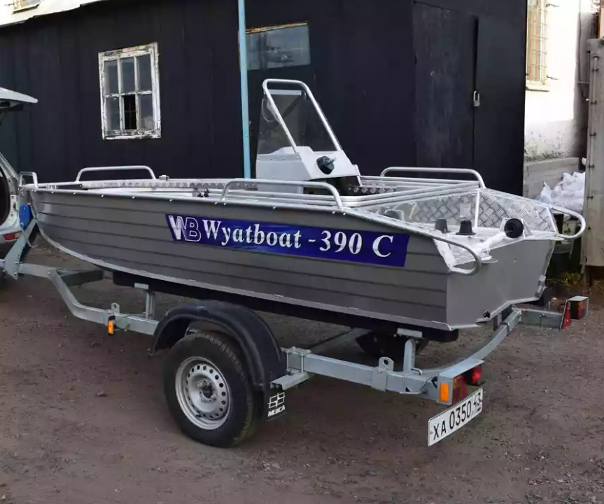 Алюминиевая лодка Wyatboat-390 C в Краснодаре