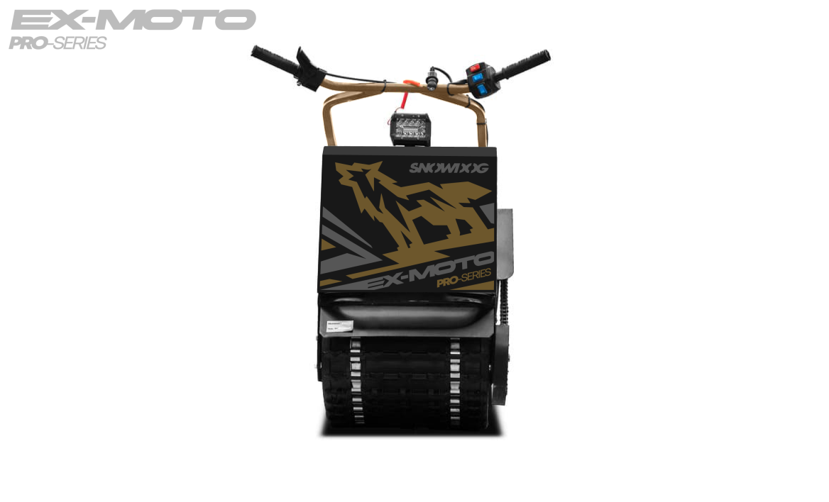 Мотобуксировщик EX-MOTO SNOWDOG S380 8л.с. в Краснодаре