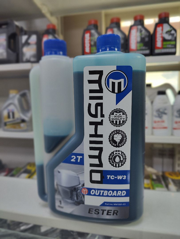 Масло MISHIMO 2T OUTBOARD (ESTER) полусинтетика 1 л в Краснодаре