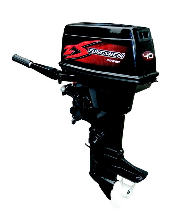 Лодочный мотор Zongshen T40 (+руль+пульт) в Краснодаре
