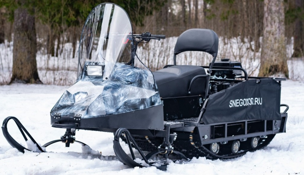 Миниснегоход Бурлак Егерь Экспедитор 15 л.с. , реверс, тормоз, капот белый в Краснодаре