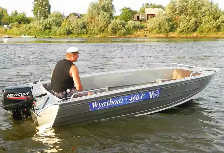 Алюминиевая лодка Wyatboat-460 P в Краснодаре