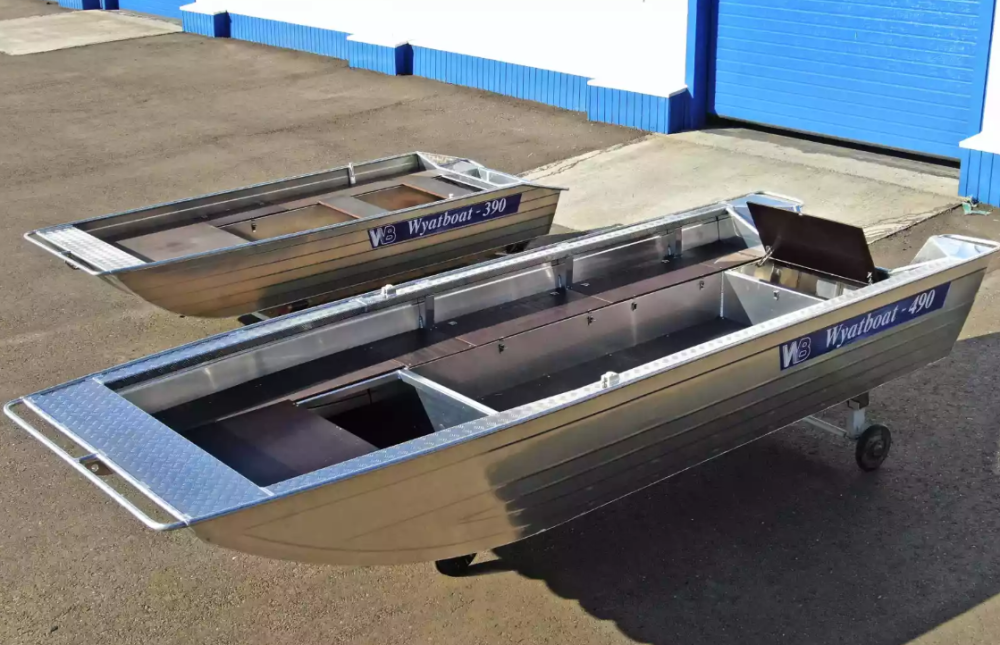 Алюминиевая лодка Wyatboat-490 Jonboat в Краснодаре