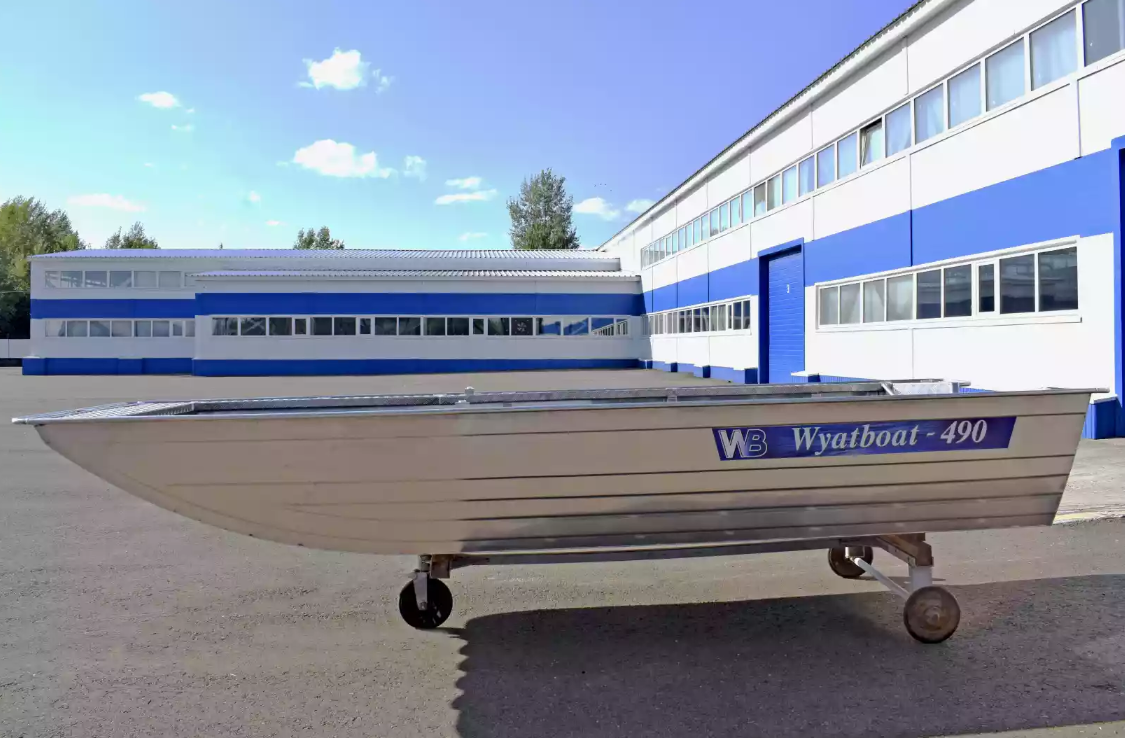 Алюминиевая лодка Wyatboat-490 Jonboat в Краснодаре