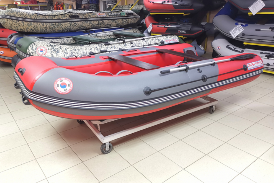 КОМПЛЕКТ Лодка MISHIMO PRO 350 + ЛОДОЧНЫЙ МОТОР MARLIN MP 9.9 (20) AMHS PRO в Краснодаре