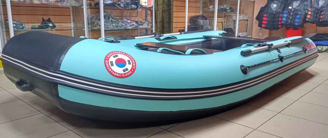 КОМПЛЕКТ ЛОДКА MISHIMO LITE 335 + МОТОР 9,8 Л.С. в Краснодаре