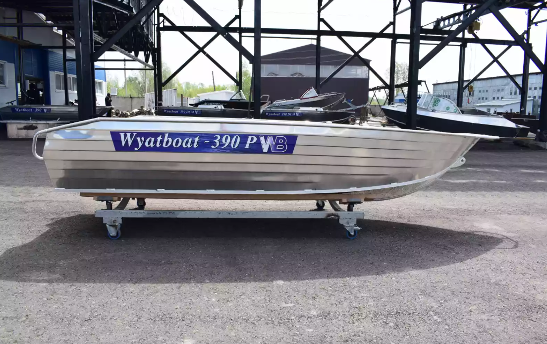 Алюминиевая лодка Wyatboat-390Р Увеличенный борт в Краснодаре