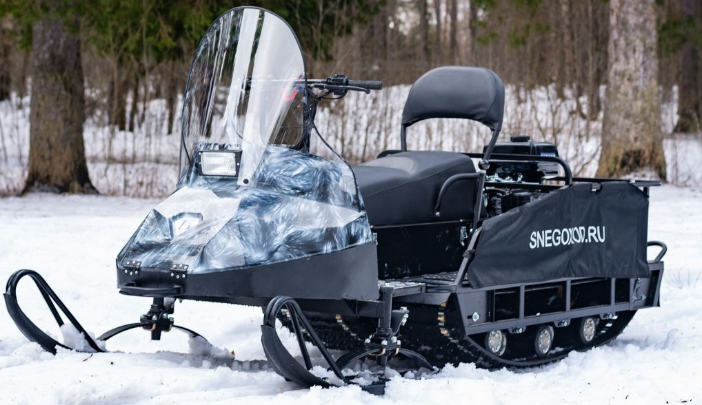 Миниснегоход Бурлак Егерь Экспедитор 15 л.с. , реверс, тормоз, капот белый в Краснодаре