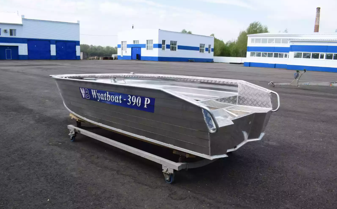 Алюминиевая лодка Wyatboat-390Р Увеличенный борт в Краснодаре