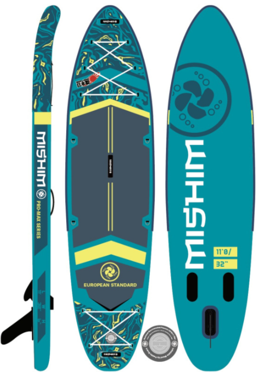 SUP (САП) Доска MISHIMO PRO-MAX Light Teal 11’ (335см) в Краснодаре