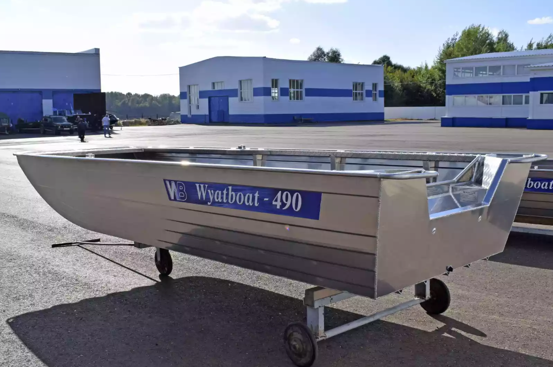 Алюминиевая лодка Wyatboat-490 Jonboat в Краснодаре