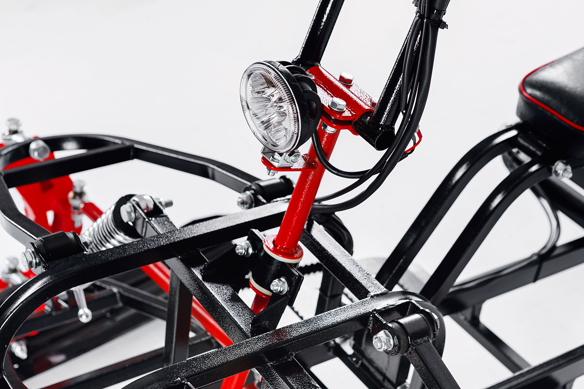 Лыжный модуль IKUDZO с подогревом ручек пластиковые лыжи в Краснодаре