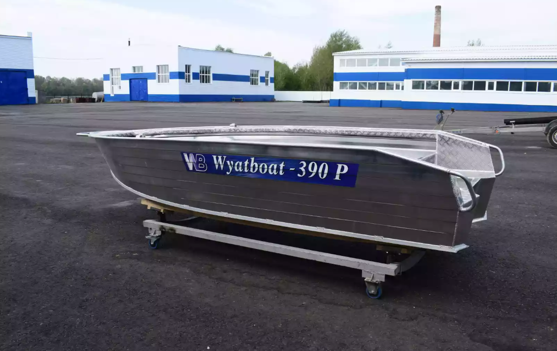 Алюминиевая лодка Wyatboat-390Р Увеличенный борт в Краснодаре
