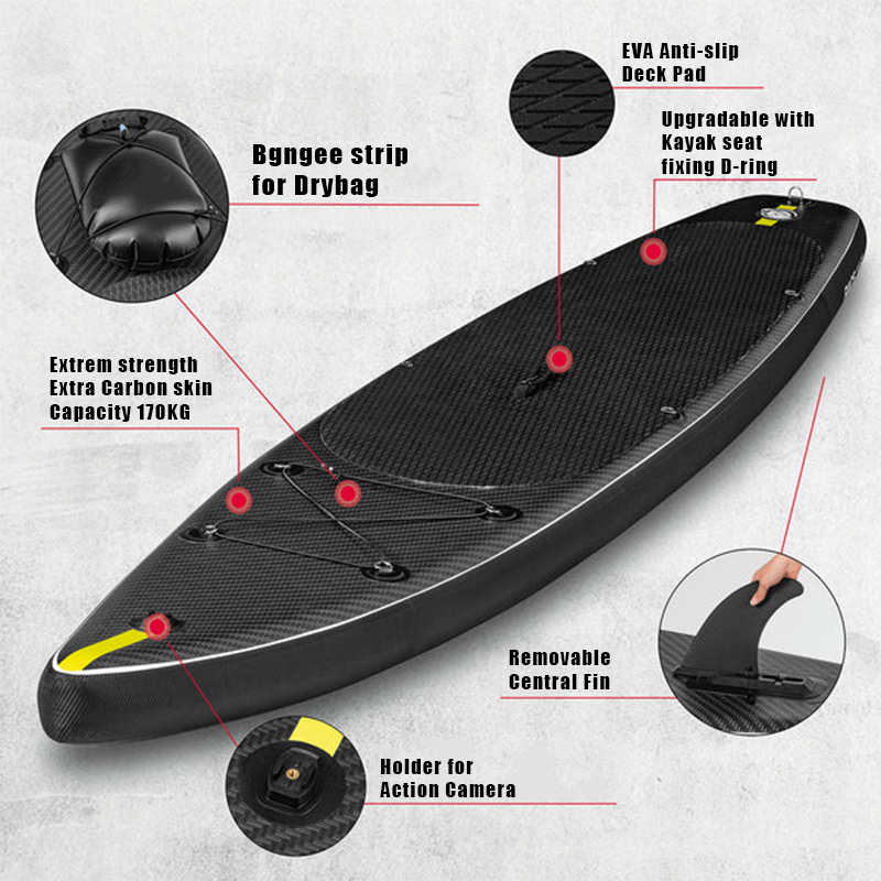 SUP (САП) ДОСКА MISHIMO CARBON DARKSIDE 10.6’ (325СМ) в Краснодаре