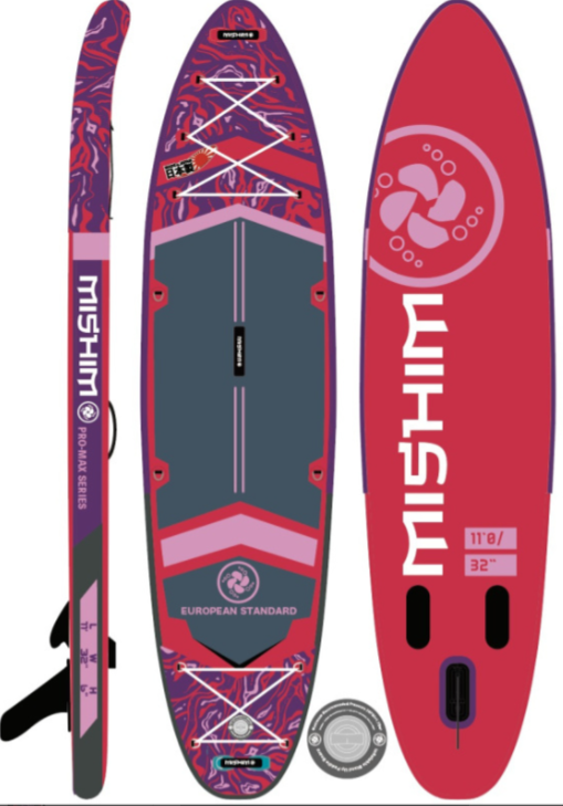SUP (САП) Доска MISHIMO PRO-MAX Viva Magenta 10.6’ (320см) в Краснодаре