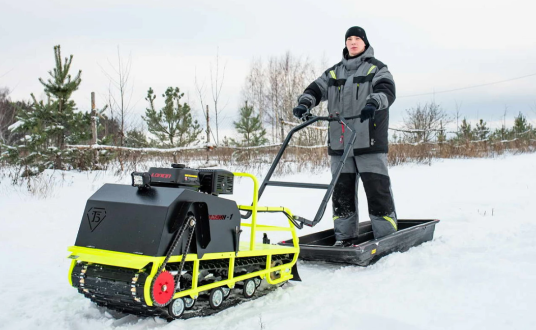 Мотобуксировщик Бурлак ХОЗЯИН-1 (капот металл) в Краснодаре
