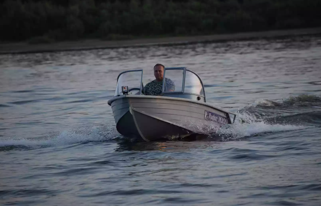 Алюминиевая лодка Wyatboat-390 DCM в Краснодаре