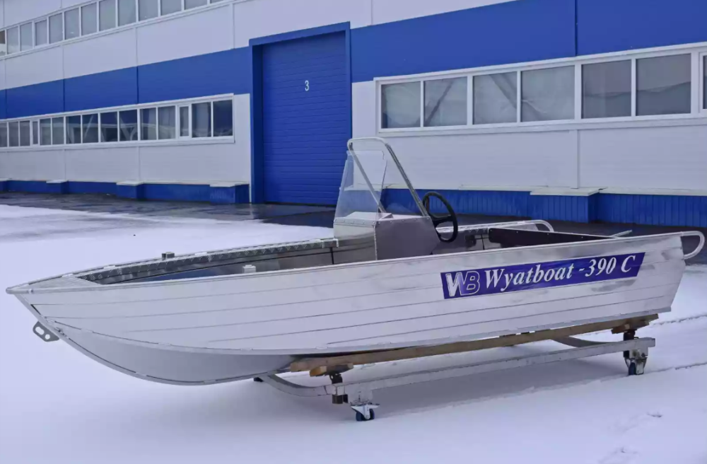 Алюминиевая лодка Wyatboat-390 C в Краснодаре