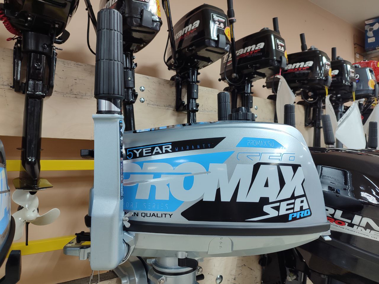 Лодочный мотор PROMAX SP5FHS (внешний бак 12 л) в Краснодаре