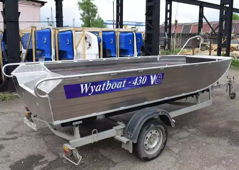 Алюминиевая лодка  Wyatboat-430 Master в Краснодаре