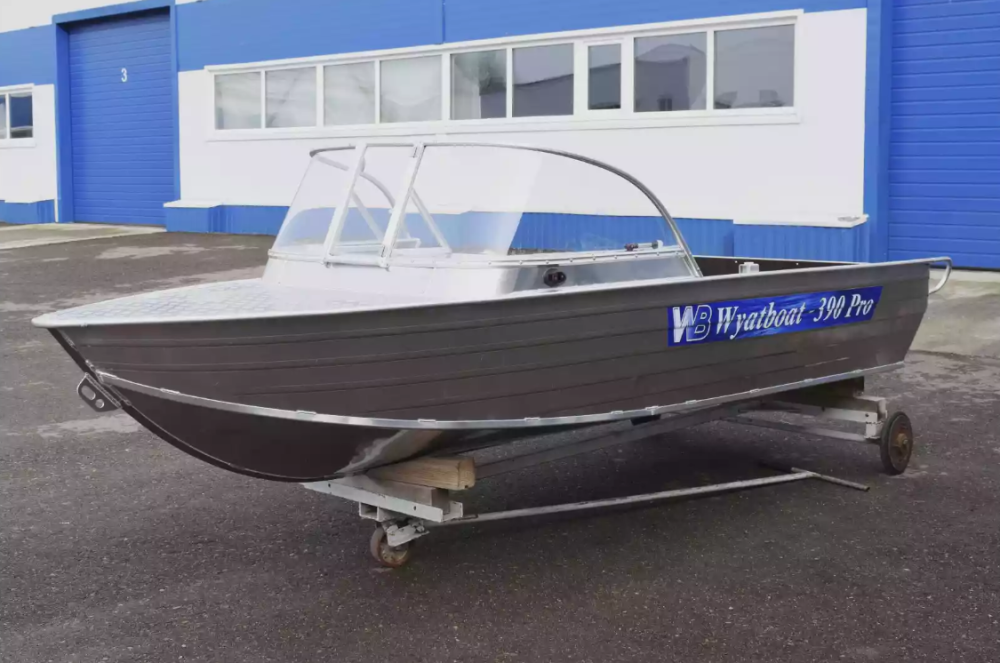 Алюминиевая лодка Wyatboat-390 Pro в Краснодаре
