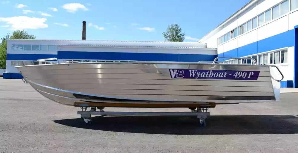 Алюминиевая лодка Wyatboat-490 P в Краснодаре