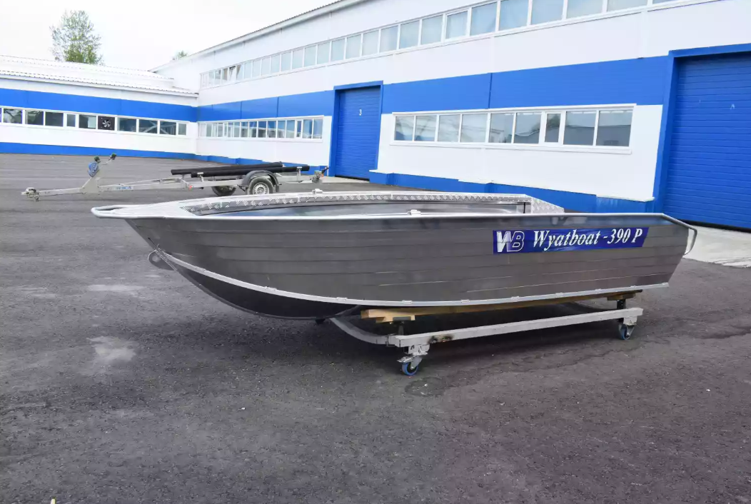 Алюминиевая лодка Wyatboat-390Р Увеличенный борт в Краснодаре