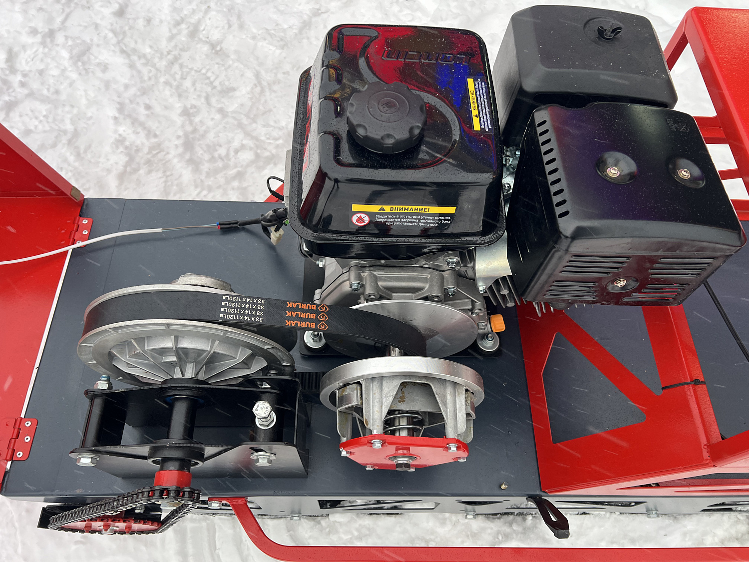 Мотобуксировщик EX-MOTO SNOWDOG S500 15л.с в Краснодаре