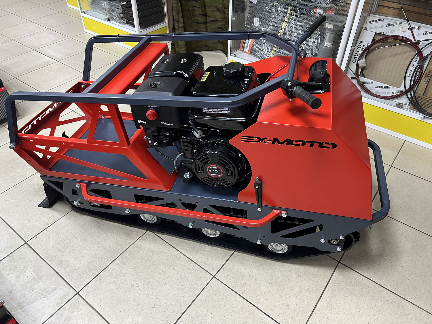 Мотобуксировщик EX-MOTO SNOWDOG S500 15л.с в Краснодаре