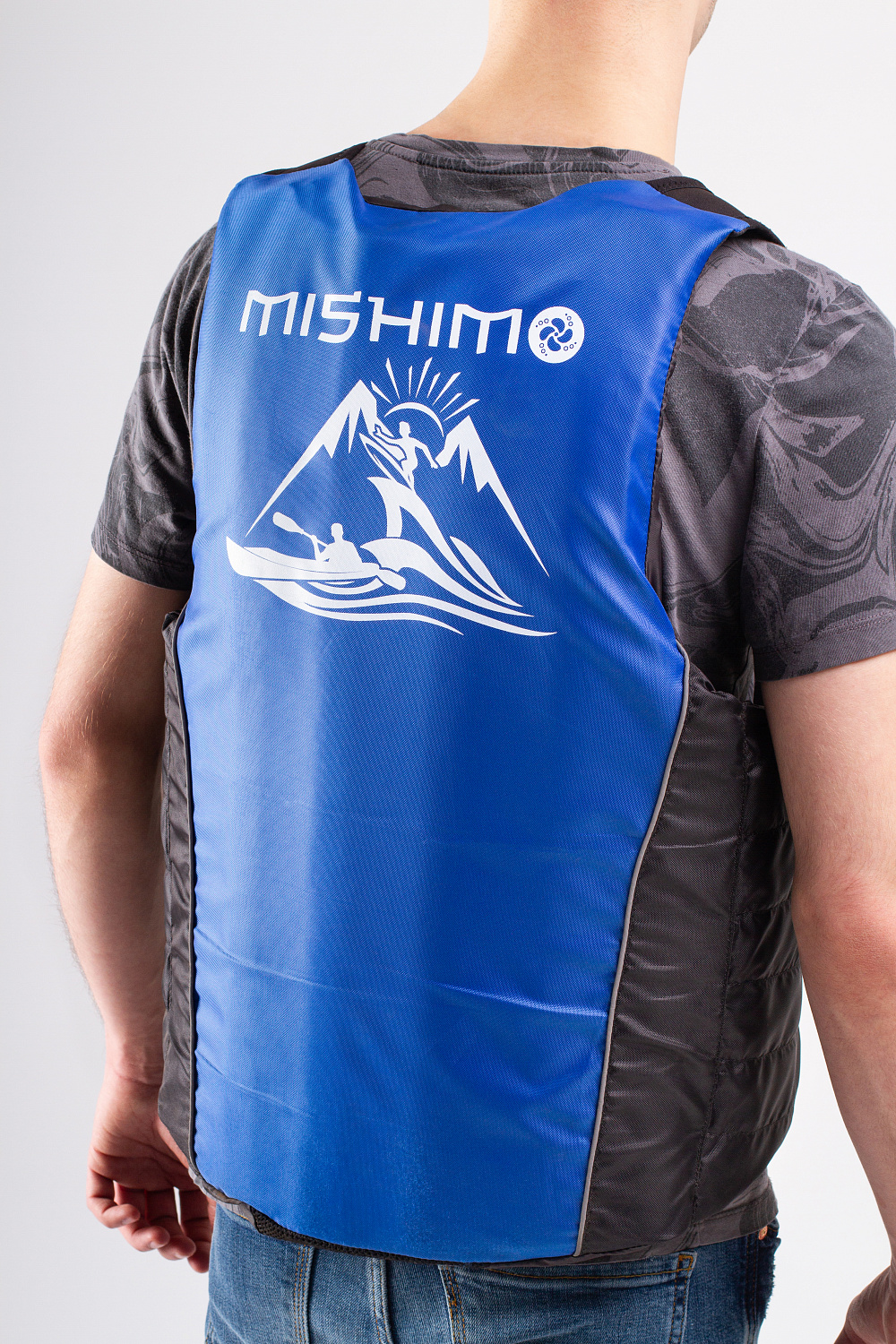 Жилет спасательный MISHIMO PRO Премиум качества Черно-синий в Краснодаре