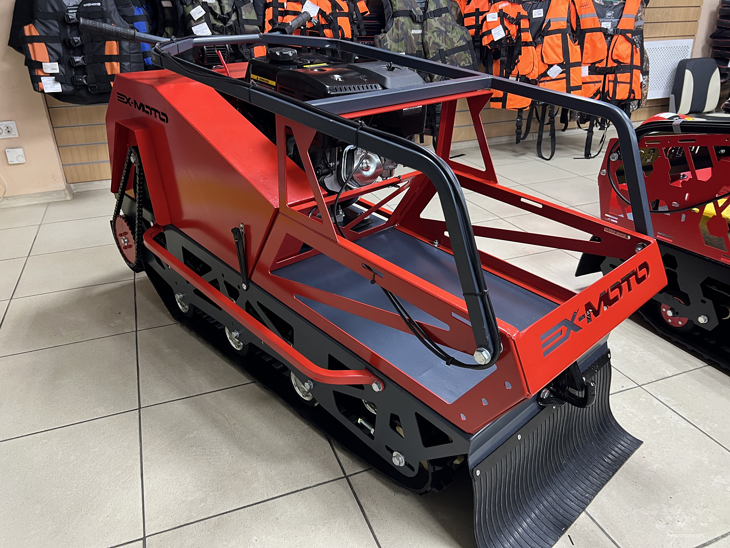 Мотобуксировщик EX-MOTO SNOWDOG S500 15л.с в Краснодаре